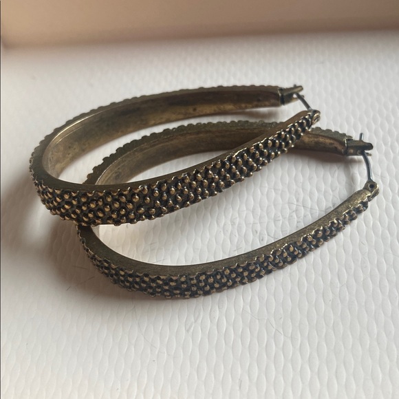 Elegant Gold Hoop Earrings - Picture 1 of 1